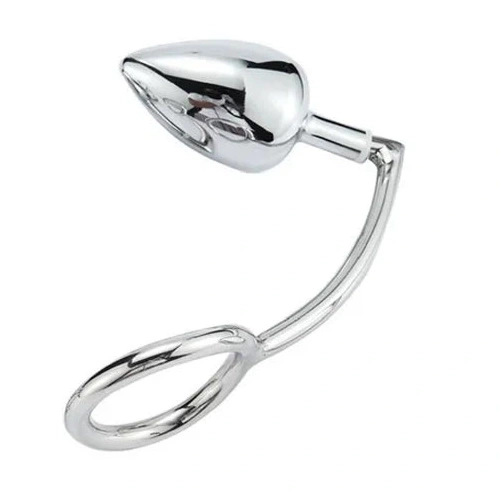 Ring with DiscreetChoice 4663 Stainless Set Hook Cock Steel Anal 0806